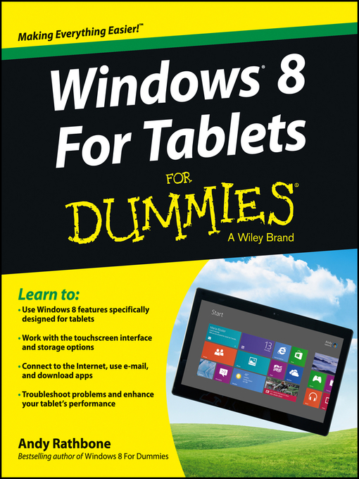 Title details for Windows For Tablets For Dummies by Andy Rathbone - Available